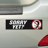 Anti-Obama Bumpersticker (Op auto)