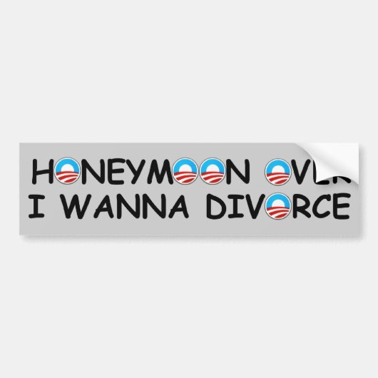 Anti Obama Bumpersticker (Voorkant)