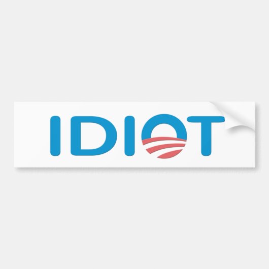 Anti-Obama Bumpersticker (Voorkant)