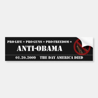 ANTI-OBAMA BUMPERSTICKER