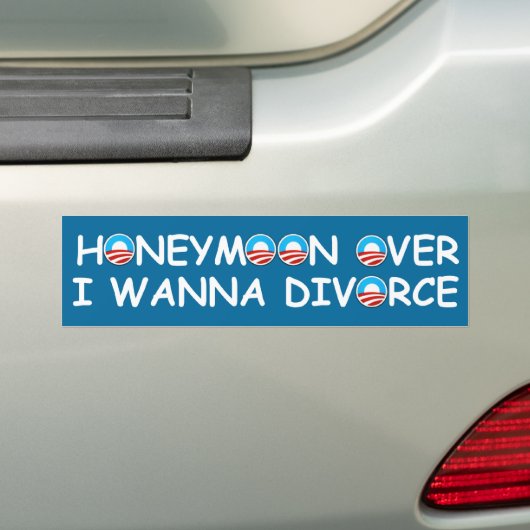 Anti Obama Bumpersticker (Op auto)