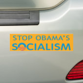 Anti Obama Bumpersticker (Op auto)