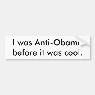 Anti-Obama Bumpersticker