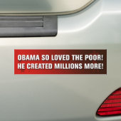 Anti Obama Bumpersticker (Op auto)