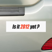 Anti-Obama Bumpersticker - 2012 Toch (Op auto)