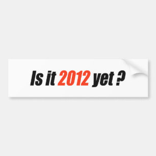 Anti-Obama Bumpersticker - 2012 Toch