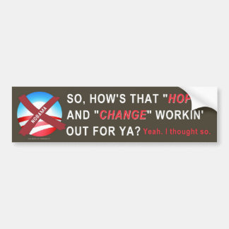 Anti-Obama Bumpersticker (bruin)