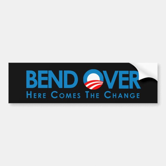 Anti-Obama-Bumpersticker Bumpersticker (Voorkant)