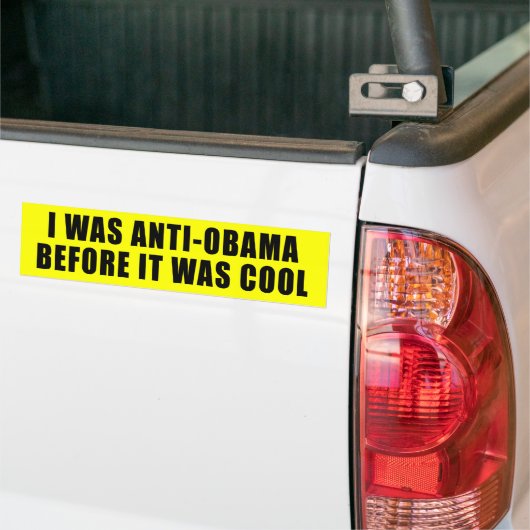 Anti-Obama-Bumpersticker Bumpersticker (Op Truck)
