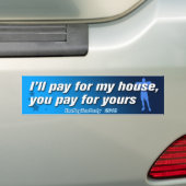 Anti-Obama-Bumpersticker Bumpersticker (Op auto)