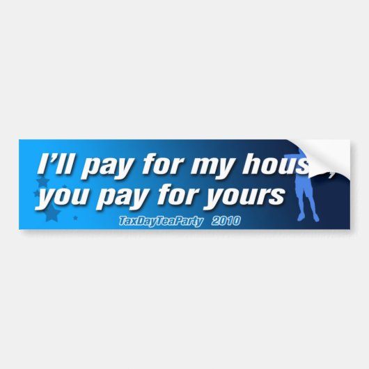 Anti-Obama-Bumpersticker Bumpersticker (Voorkant)