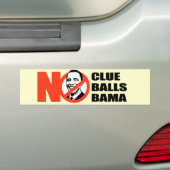 Anti-Obama-Bumpersticker Bumpersticker (Op auto)