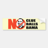Anti-Obama-Bumpersticker Bumpersticker (Voorkant)