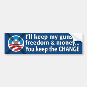 Anti-Obama-Bumpersticker Bumpersticker