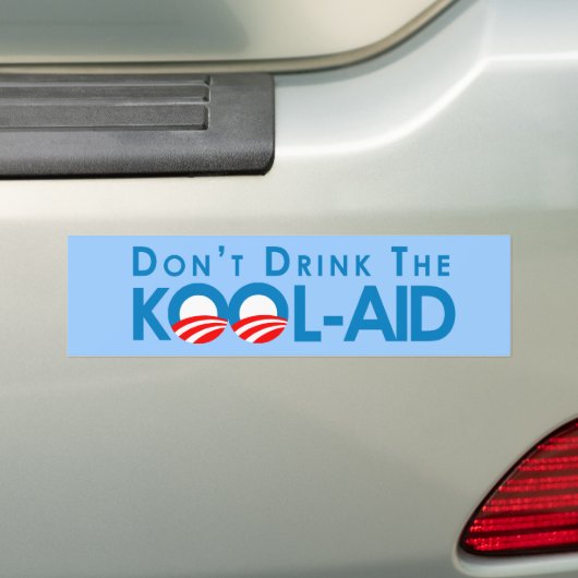 Anti-Obama-Bumpersticker Bumpersticker (Op auto)