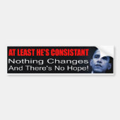 Anti-Obama-Bumpersticker Bumpersticker (Voorkant)