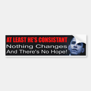 Anti-Obama-Bumpersticker Bumpersticker