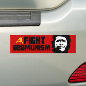 Anti-Obama-Bumpersticker Bumpersticker (Op auto)