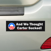 Anti-Obama-Bumpersticker Bumpersticker (Op auto)