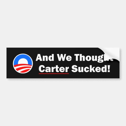 Anti-Obama-Bumpersticker Bumpersticker (Voorkant)