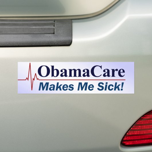 Anti-Obama-Bumpersticker Bumpersticker (Op auto)