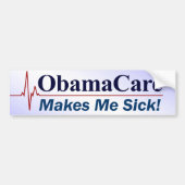 Anti-Obama-Bumpersticker Bumpersticker (Voorkant)