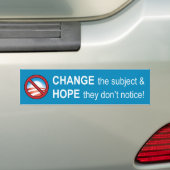 Anti-Obama-bumpersticker Bumpersticker (Op auto)