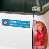 Anti-Obama-bumpersticker Bumpersticker (Op Truck)