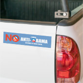 Anti-Obama-bumpersticker - Ik was anti-Obama voor Bumpersticker (Op Truck)