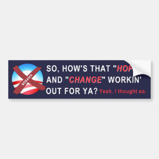Anti-Obama Bumpersticker (marine)