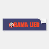 Anti-Obama Bumpersticker - Obama Lied (Voorkant)