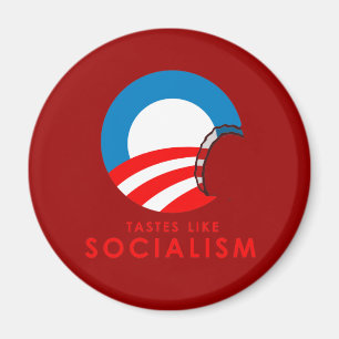 Anti-Obama Bumpersticker - Tastjes als socialisme Magneet