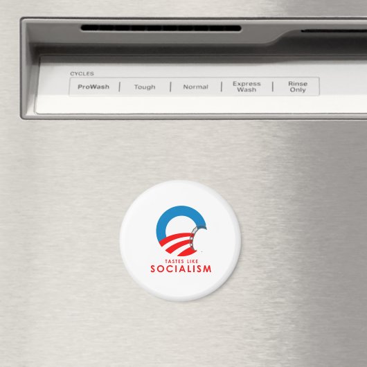 Anti-Obama Bumpersticker - Tastjes als socialisme Magneet (Insitu (Vaatwasser))