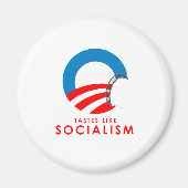 Anti-Obama Bumpersticker - Tastjes als socialisme Magneet (Voorkant)