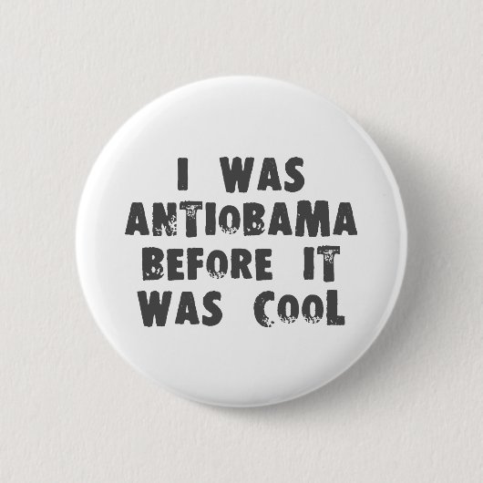 Anti-Obama Button (Voorkant)