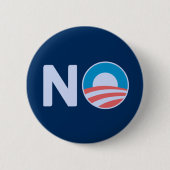Anti-Obama Button (Voorkant)