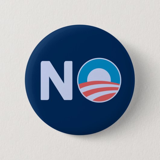 Anti-Obama Button (Voorkant)