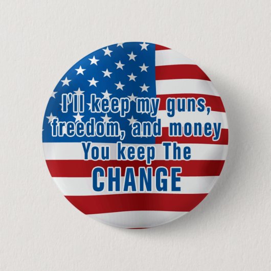 Anti-Obama-Button Ronde Button 5,7 Cm (Voorkant)
