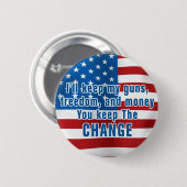 Anti-Obama-Button Ronde Button 5,7 Cm (Voorkant /achterkant)