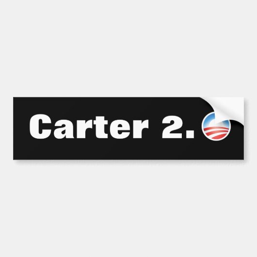 Anti-Obama Carter 2.0 Bumpersticker 2012 (Voorkant)