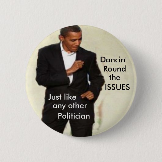 Anti-Obama Dansende Button (Voorkant)