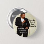 Anti-Obama Dansende Button (Voorkant /achterkant)