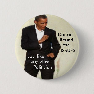 Anti-Obama Dansende Button