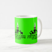 Anti Obama, dorpsidioot Koffiemok (Voorkant rechts)