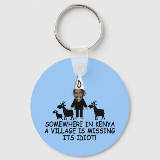 Anti Obama, dorpsidioot Sleutelhanger