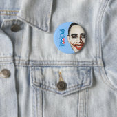 Anti-Obama - drink de wolhulp niet Ronde Button 5,7 Cm (In situ)