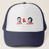 Anti-Obama - Dumb en Dumber Trucker Pet (Voorkant)