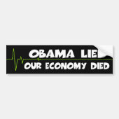 Anti-Obama economie bumperstickers (Voorkant)