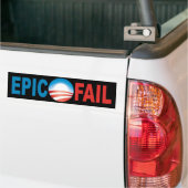 Anti-Obama epic Fail bumper sticker (Op Truck)