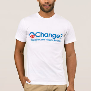 Anti-Obama - Er is een Carter nodig om een Reagan T-shirt